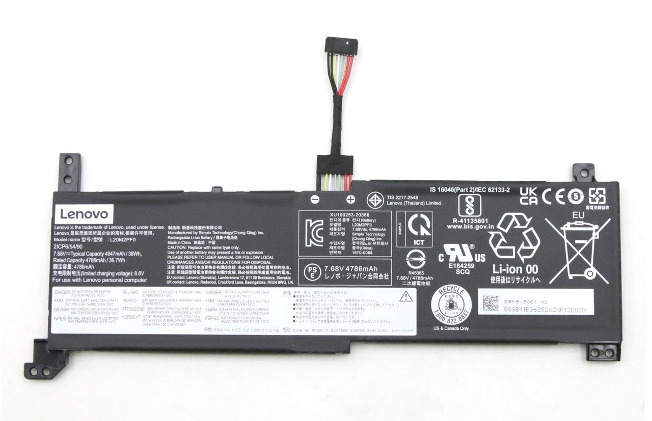 LENOVO L20M2PF0  - L20M2PF0 Original  Laptop Notebook Battery