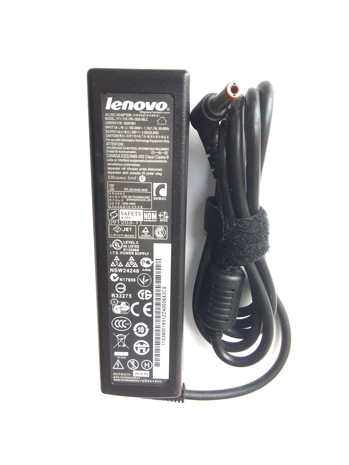 LENOVO  LAPTOP CHARGER 65W 20V 3.25A GENUINE Original Adapter ( 2.5 mm )