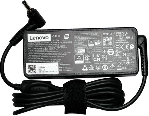 LENOVO LAPTOP CHARGER 65W 20V 3.5A GENUINE Original Adapter Round Tip ( 4.0 mm x 1.7 mm )