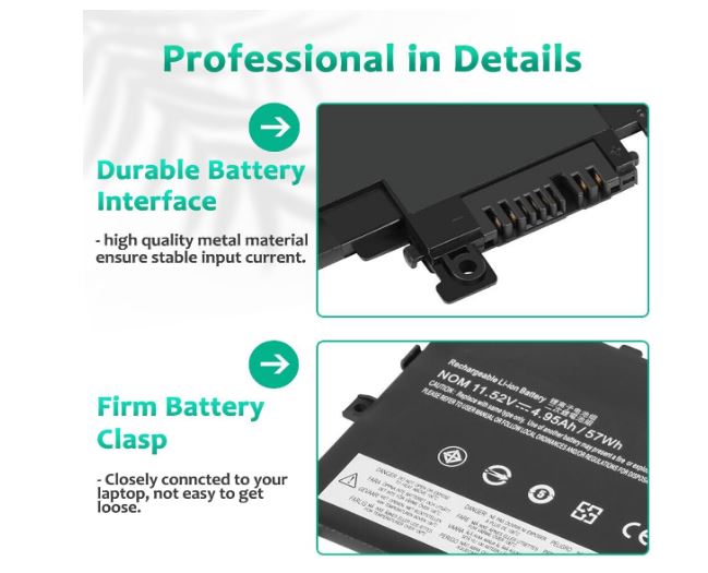 LENOVO 01AV430 – 01AV429 Genuine Original Laptop Notebook Battery