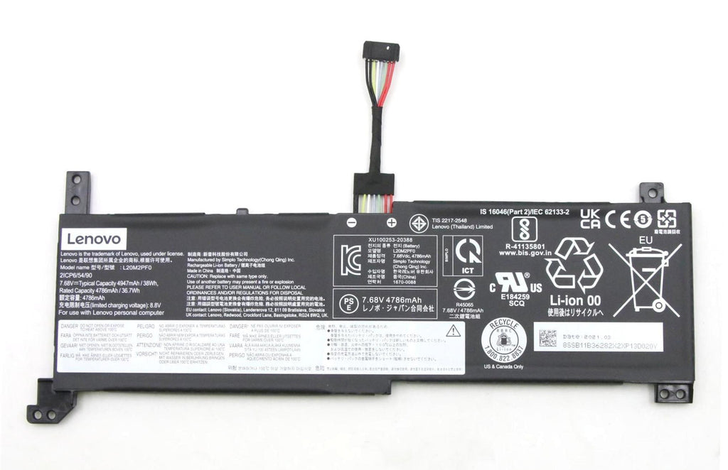 LENOVO IdeaPad 3 14ITL6 - L20M2PF0 Genuine Original  Laptop Notebook Battery