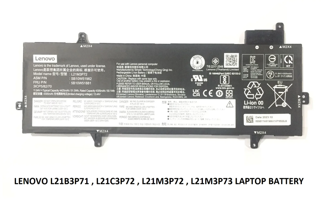 LENOVO ThinkPad Z13 - L21M3P72 Genuine Original  Laptop Notebook Battery