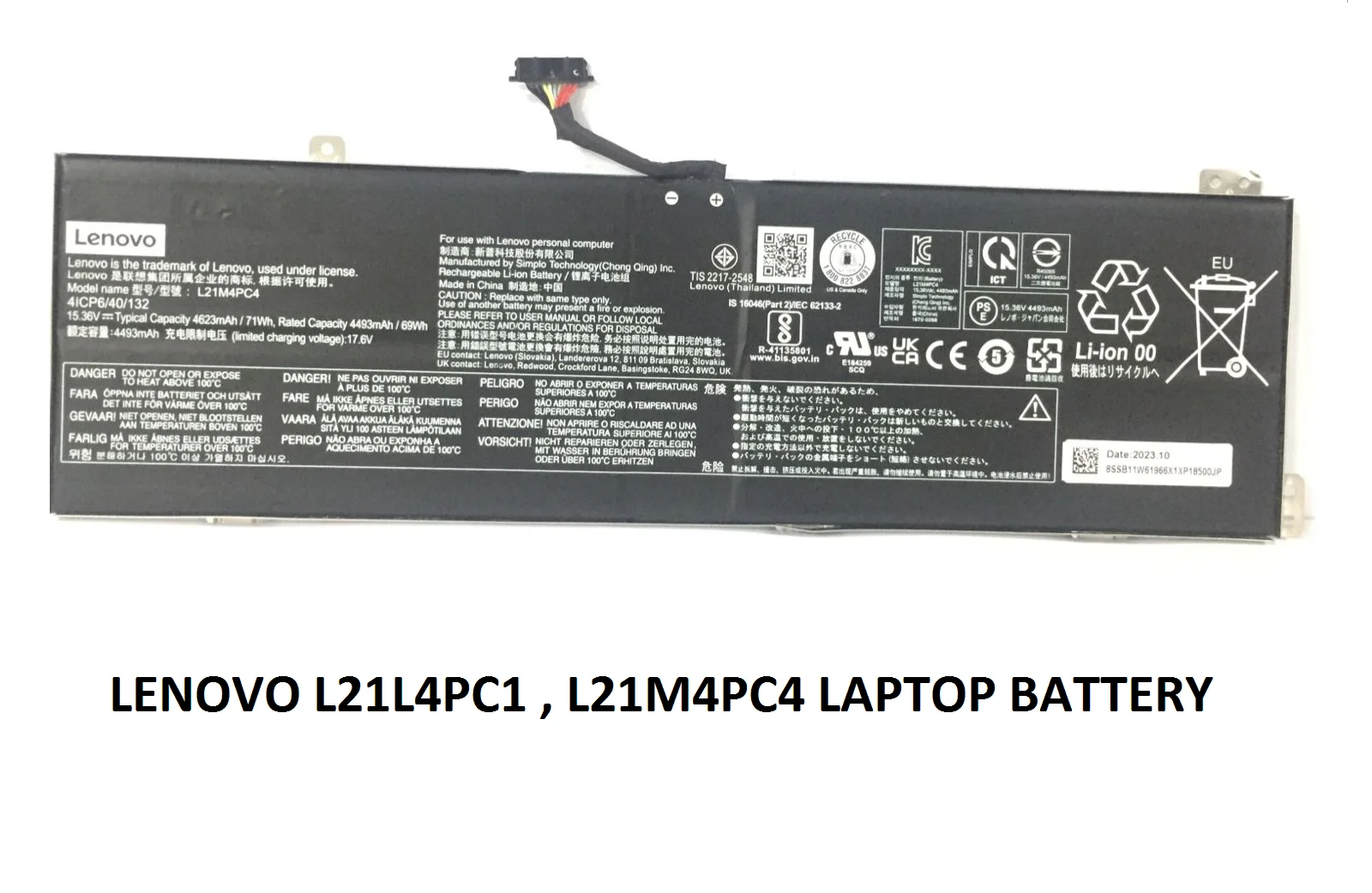 LENOVO IdeaPad Gaming 3-16ARH7 - L21M4PC1 Genuine Original  Laptop Notebook Battery