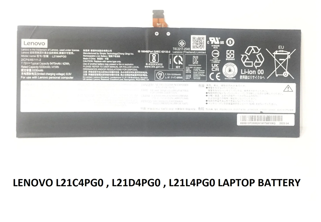 LENOVO 5B11D64650 SB11D64648 SB11D64647 - L21M4PG0 Genuine Original  Laptop Notebook Battery