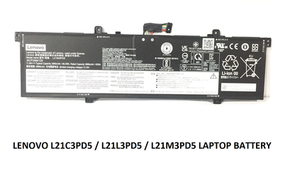 LENOVO L21M3PD5 - L21M3PD5 Original Laptop Notebook Battery (1 Yr Warranty)