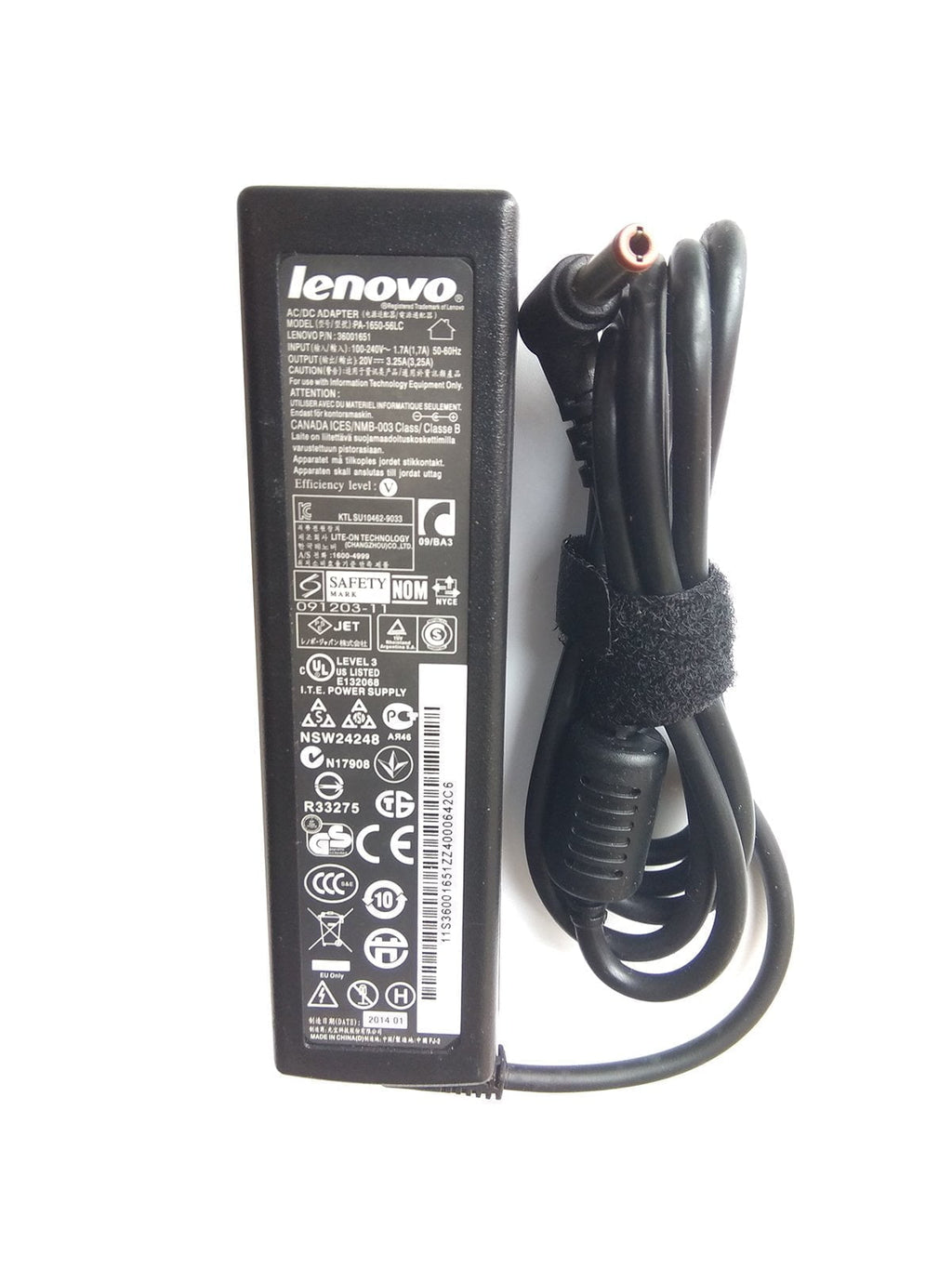 LENOVO G580 LAPTOP CHARGER 65W 20V 3.25A GENUINE Original Adapter ( 2.5 mm )