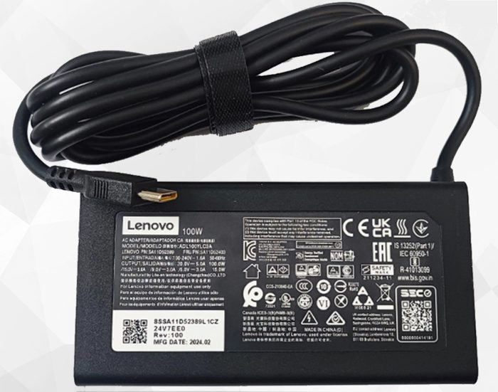 LENOVO  LAPTOP CHARGER 100W 20V 5A GENUINE Original Adapter Type USB C