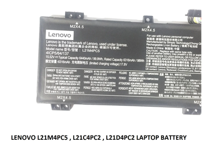 LENOVO L21M4PC5 - L21M4PC5 Original Laptop Notebook Battery (1 Yr Warranty)