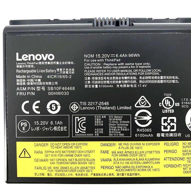 LENOVO 00HW030 – 00HW030 Genuine Original Laptop Notebook Battery