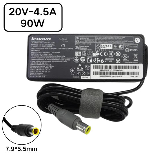 LENOVO LAPTOP CHARGER 90W 20V 4.5A GENUINE Original Adapter ( 5.5 mm )