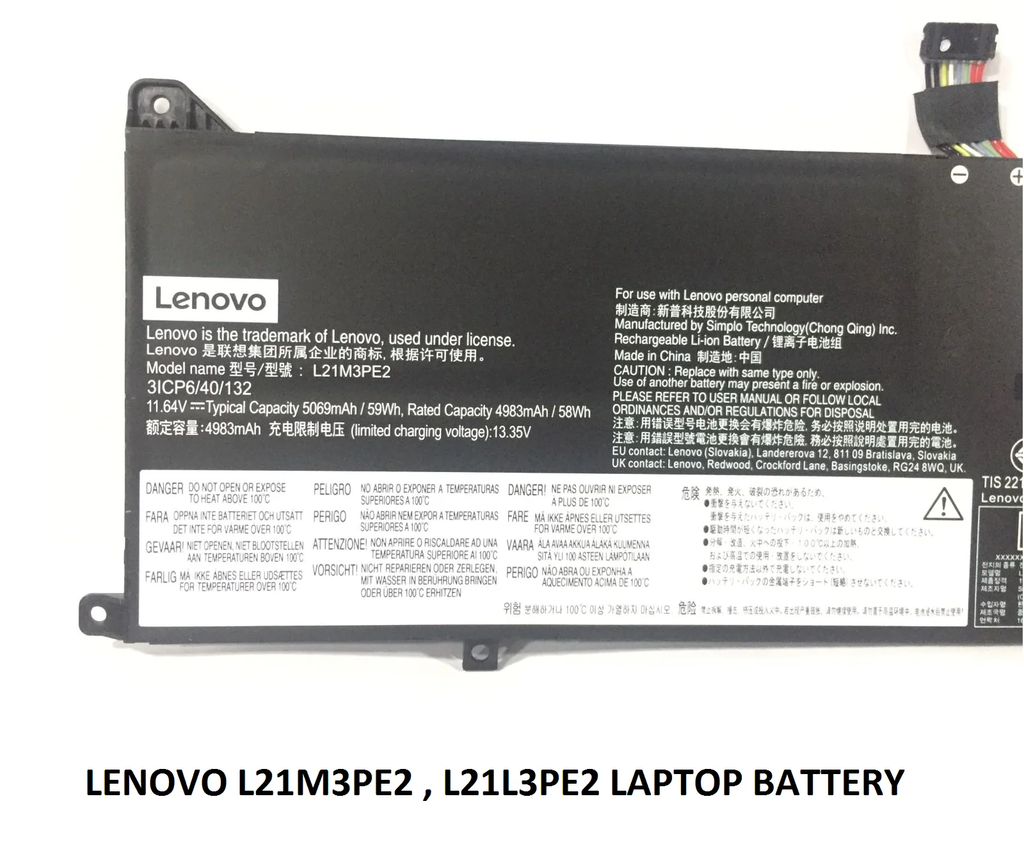 LENOVO Flex 7 14IAU7 - L21M3PE2 Genuine Original  Laptop Notebook Battery