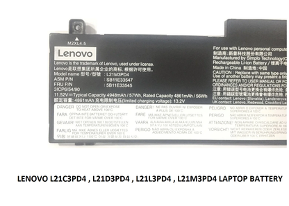 LENOVO L21M3PD4 – L21M3PD4 Original Laptop Notebook Battery (1 Yr Warranty)