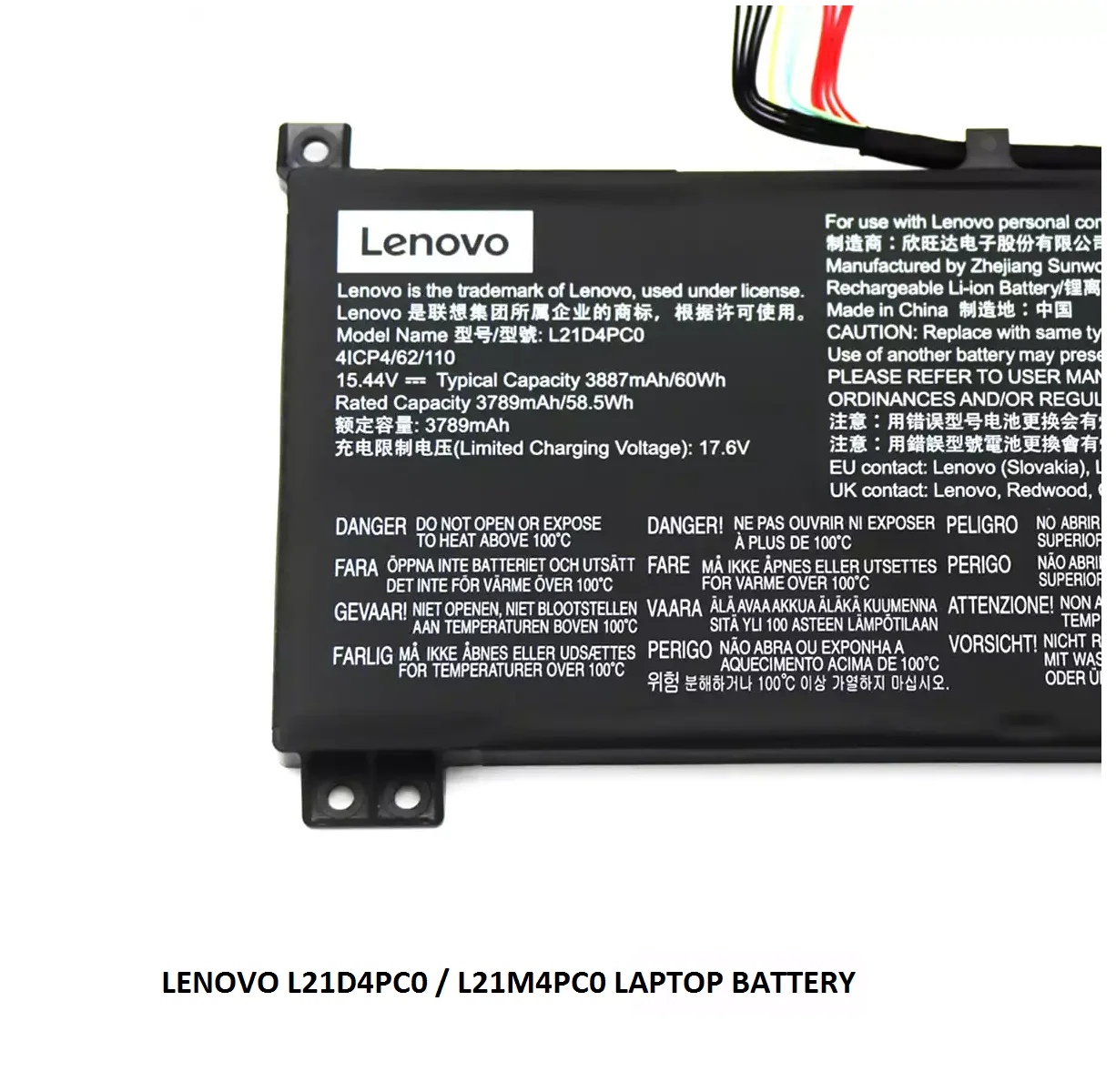 LENOVO 5B11F24157 – L21D4PC0 Original Laptop Notebook Battery