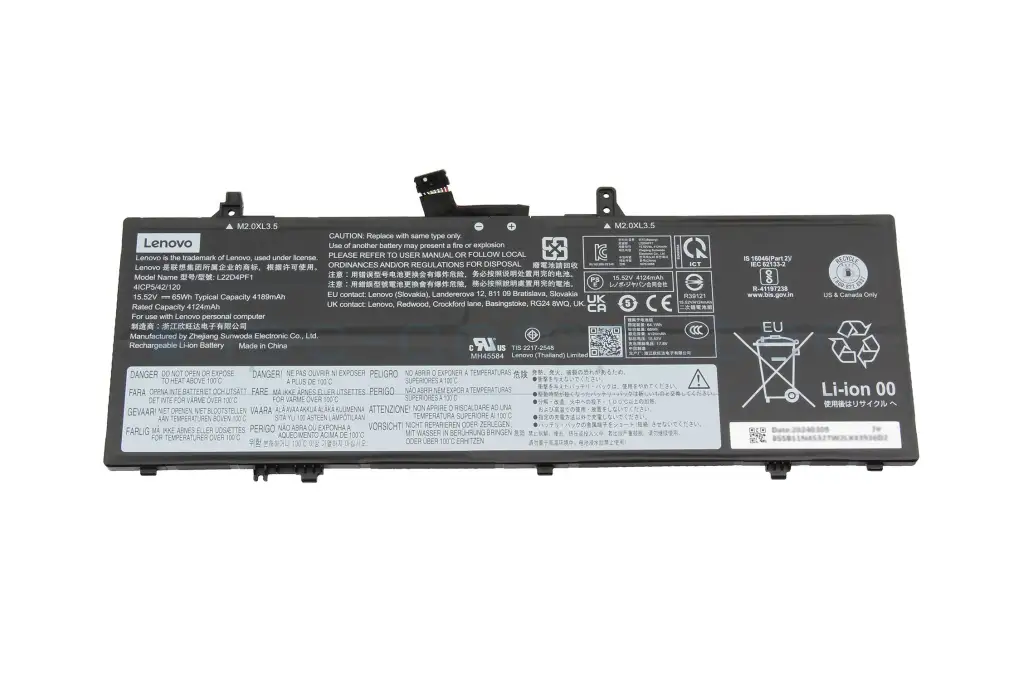 LENOVO 5B11J63614 5B11N45298 5B11N45328 5B11J63619 5B11N45340 SB11J63618 – L22M4PF1 Genuine Original Laptop Notebook Battery
