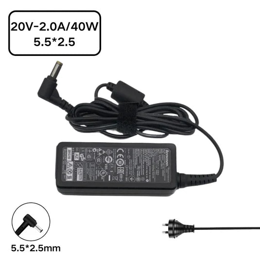 LENOVO  IDEAPAD S10E LAPTOP CHARGER 40W 20V 2A GENUINE Original Adapter ( 2.5 mm )