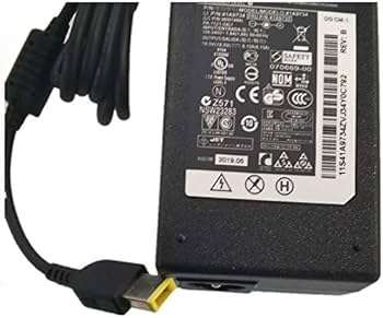 LENOVO LAPTOP CHARGER 120W 19.5V 6.15A GENUINE Original Adapter Slim Tip ( USB  Square )
