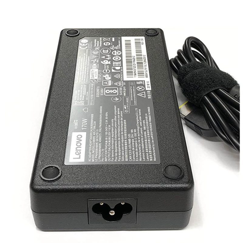 LENOVO LAPTOP CHARGER 170W 20V 8.5A GENUINE Original Adapter Slim Tip ( USB  Square )