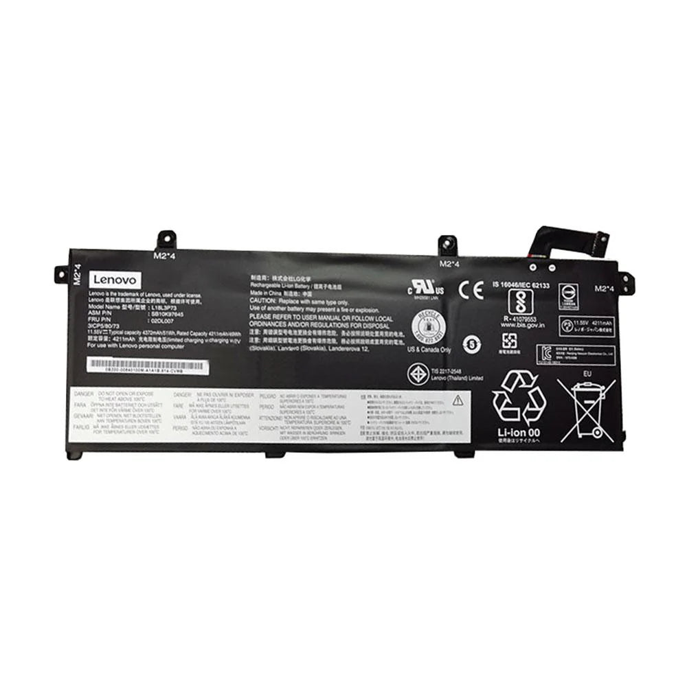 LENOVO 02DL008 SB10K97645 02DL007 SB10K97646 - L18L3P73 Genuine Original Laptop Notebook Battery