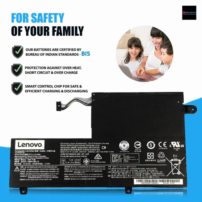 LENOVO IdeaPad Flex3-14-IFI – L14M3P21 Genuine Original Laptop Notebook Battery