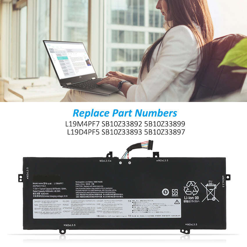 LENOVO L19M4PF7 - L19M4PF7 Original Laptop Notebook Battery (1 Yr Warranty)
