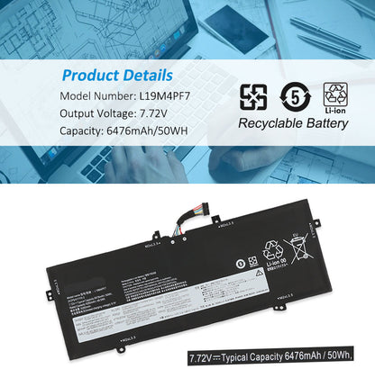 LENOVO L19M4PF7 - L19M4PF7 Original Laptop Notebook Battery (1 Yr Warranty)