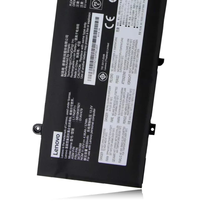 LENOVO 01AV478 – 01AV480 Genuine Original Laptop Notebook Battery