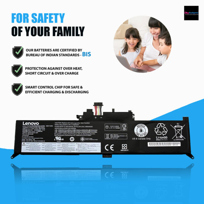 LENOVO 00HW026 – 00HW027 Genuine Original Laptop Notebook Battery