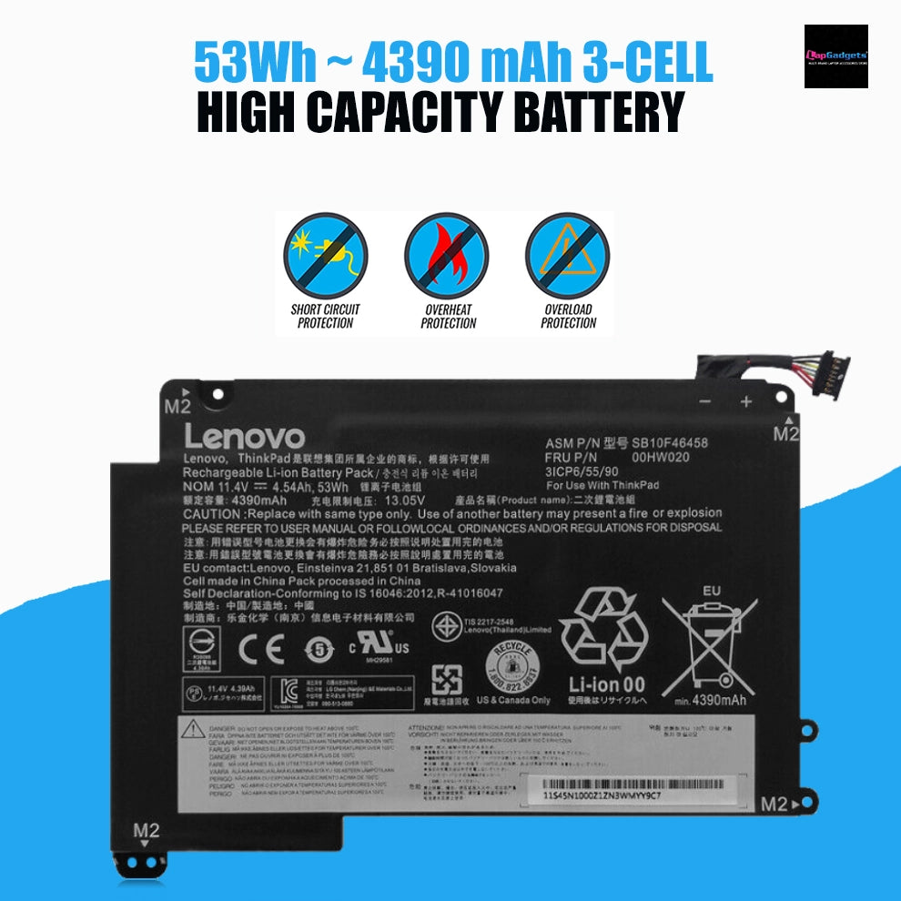 LENOVO 00HW020 - 00HW020 Genuine Original Laptop Notebook Battery