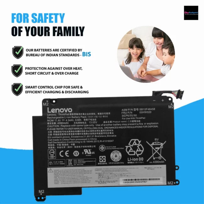 LENOVO 00HW020 - 00HW020 Genuine Original Laptop Notebook Battery