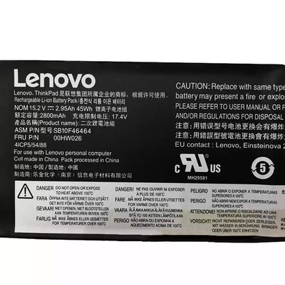 LENOVO 00HW027 – 00HW027 Original Laptop Notebook Battery (1 Yr Warranty)