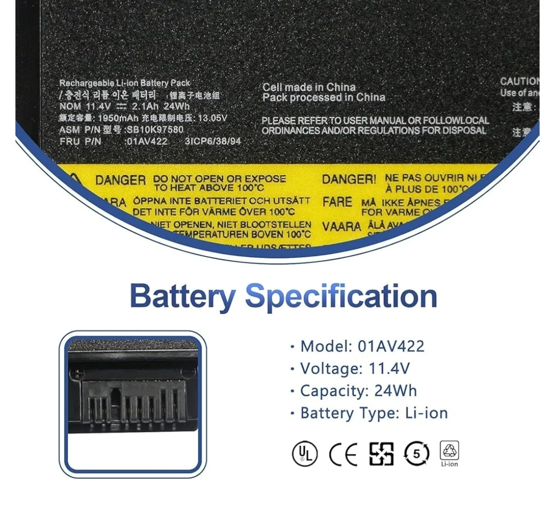 LENOVO 01AV422 – 01AV422 Original Laptop Notebook Battery (1 Yr Warranty)