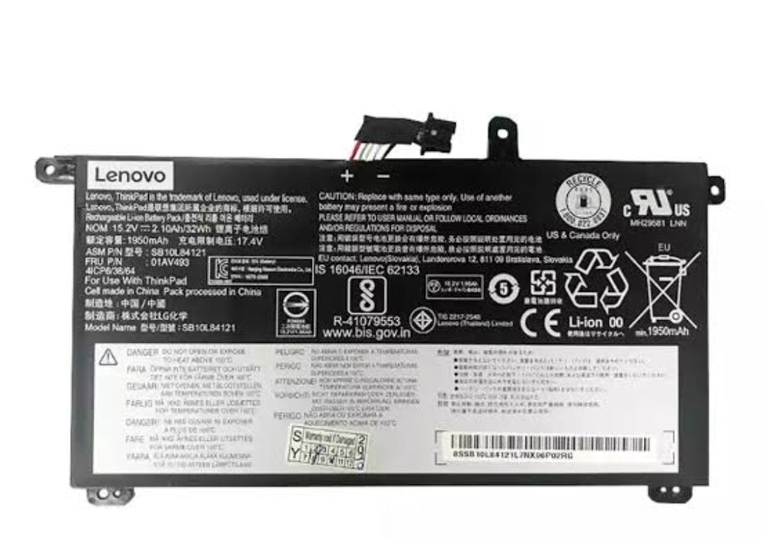 LENOVO 01AV493 - 01AV493 Original Laptop Notebook Battery (1 Yr Warranty)