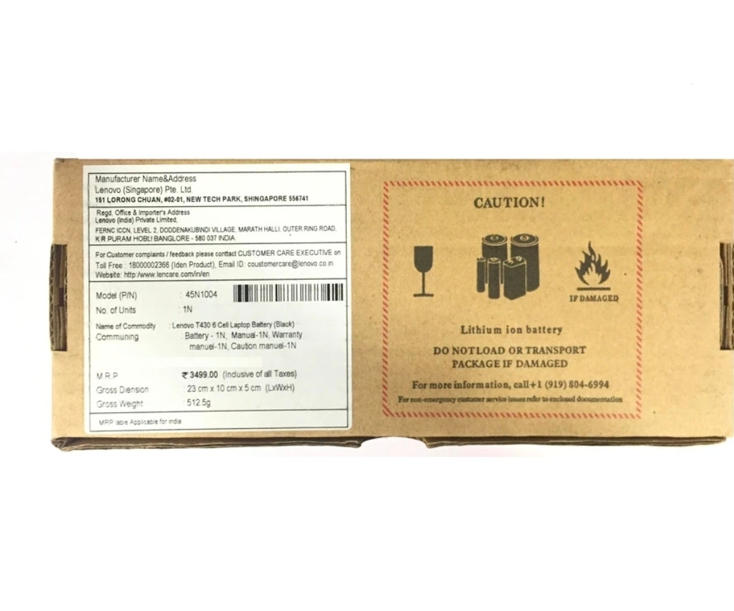 LENOVO ThinkPad L421 - 45N1000 Original Laptop Notebook Battery (1 Yr Warranty)