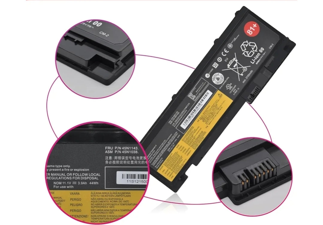 LENOVO 0A36287 - 45N1037 Original Laptop Notebook Battery (1 Yr Warranty)