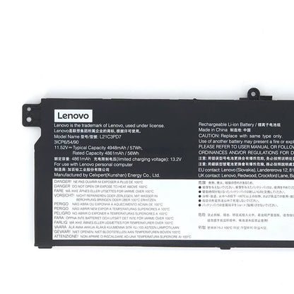 LENOVO L21M3PD7 - L21M3PD7 Original Laptop Notebook Battery (1 Yr Warranty)