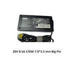 LENOVO LAPTOP CHARGER 170W 20V 8.5A GENUINE Original Adapter ( 7.9 mm X 5.5 mm )