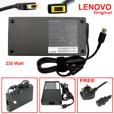 LENOVO LAPTOP CHARGER 230W 20V 11.5A GENUINE Original Adapter Slim Tip ( USB  Square )