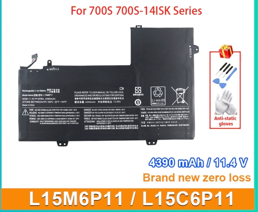 LENOVO IdeaPad 700S - L15M6P11 Original Laptop Notebook Battery (1 Yr Warranty)