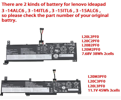 LENOVO SSB11B36277 - L20M3PF0 Original Laptop Notebook Battery (1 Yr Warranty)