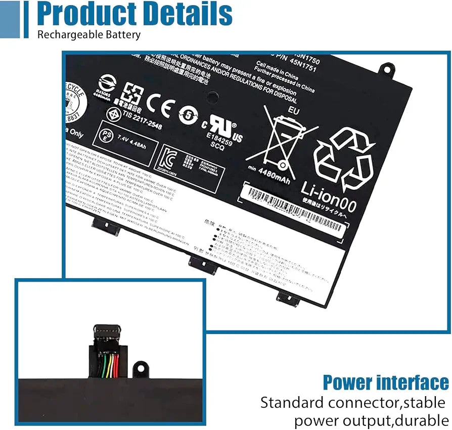 LENOVO 01AV404 - 45N1750 Original Laptop Notebook Battery (1 Yr Warranty)