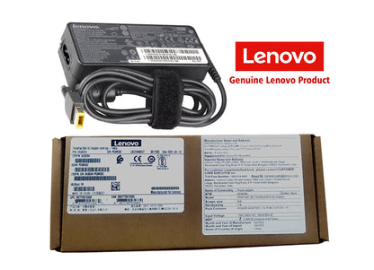 LENOVO Laptop Charger 65W 20V 3.25A Original Adapter Model No: ThinkPad E431 (USB Square) (1 Yr Warranty) (Power Cord Included)