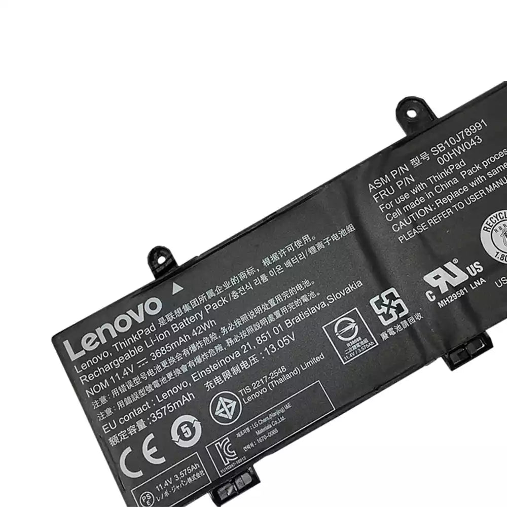 LENOVO 00HW044 - 00HW043 Original Laptop Notebook Battery (1 Yr Warranty)