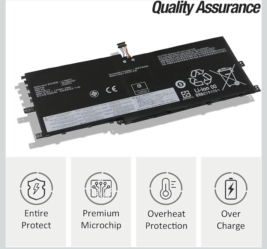 LENOVO ThinkPad X1 Yoga 2018 - L17C4P71 Original Laptop Notebook Battery (1 Yr Warranty)