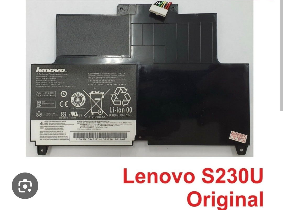 LENOVO ThinkPad S230u Twist - 45N1094 Original Laptop Notebook Battery (1 Yr Warranty)