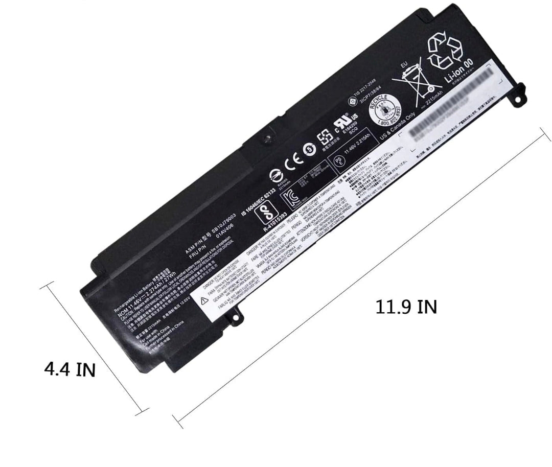 LENOVO ThinkPad T470s - 00HW024 Original Laptop Notebook Battery (1 Yr Warranty)