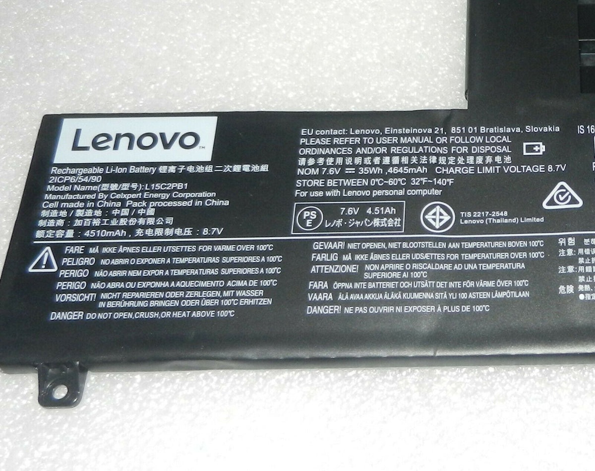 LENOVO L15C2PB1 – L15C2PB1 Original Laptop Notebook Battery (1 Yr Warranty)