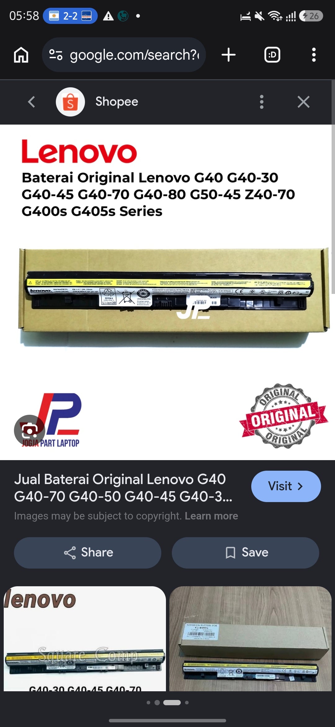 LENOVO L12S4Z01 – L12S4Z01 Original Laptop Notebook Battery (1 Yr Warranty)