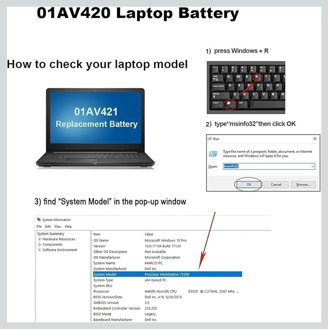 LENOVO ThinkPad 25 - 01AV420 Original Laptop Notebook Battery (1 Yr Warranty)