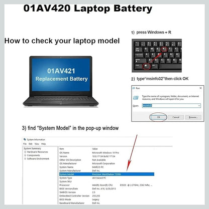 LENOVO ThinkPad 25 - 01AV420 Original Laptop Notebook Battery (1 Yr Warranty)