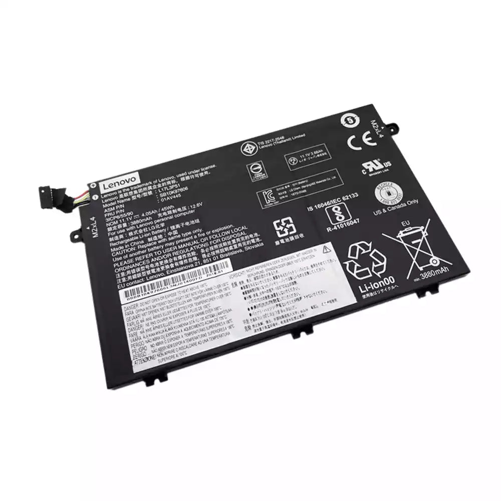 LENOVO ThinkPad E480 - L17L3P51 Original Laptop Notebook Battery (1 Yr Warranty)